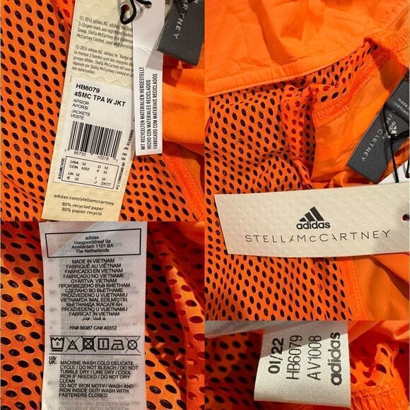 ADIDAS STELLA MCCARTNEY TruePace Track suit Running Jacket Size M - Picture 12 of 16